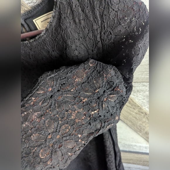 Anthropologie Black Lace Blouse - Picture 4 of 8